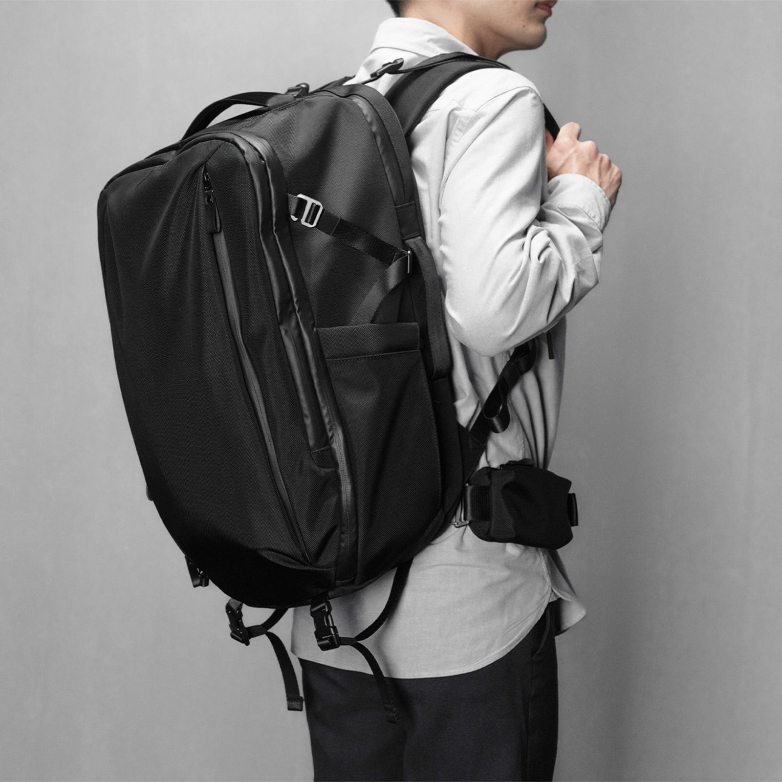 zepirion 35Lリュック黒ビジネス旅行